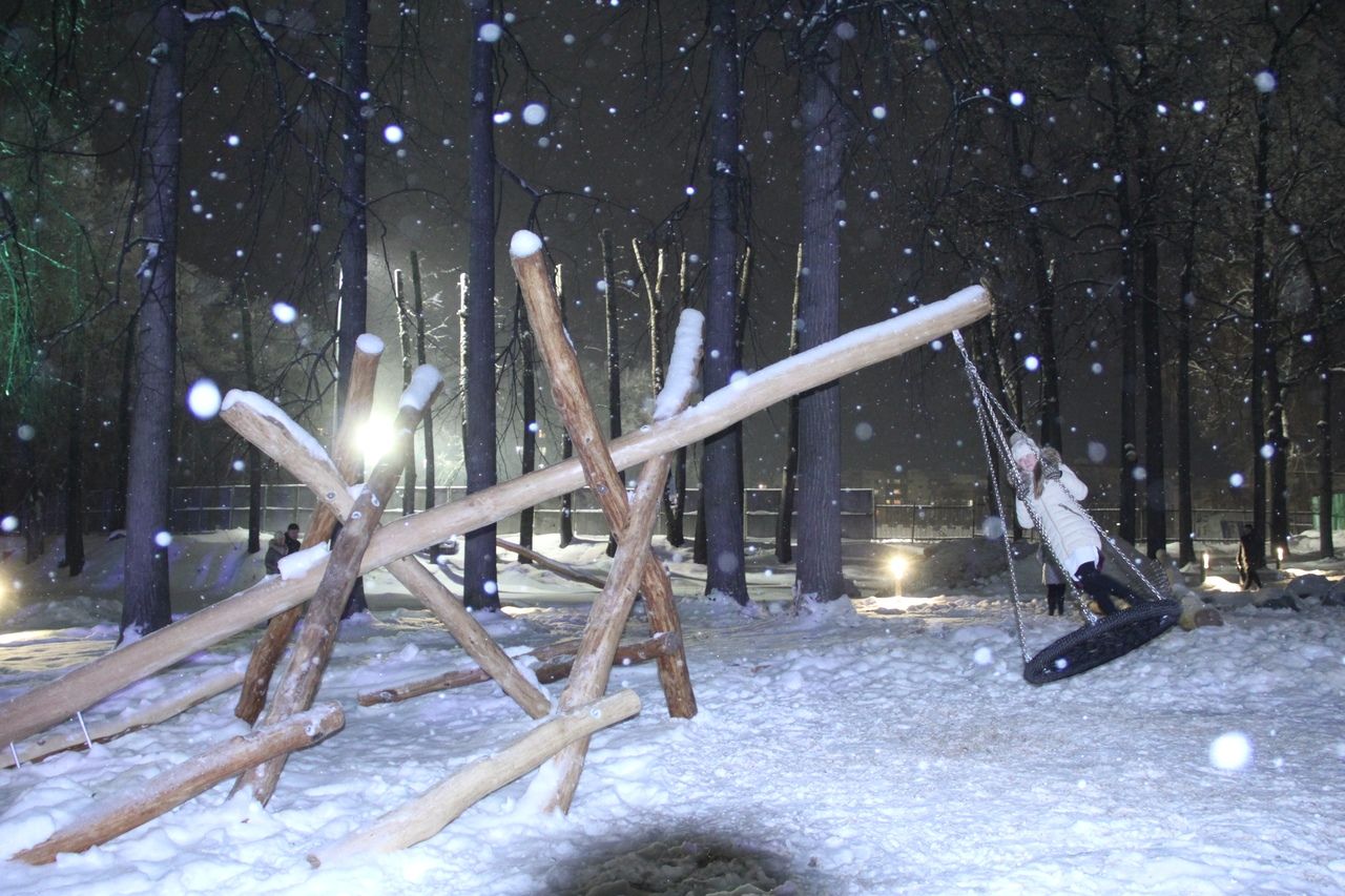 В Зеленодольске музыкально-театральная ёлка открылась в парке "Родина"