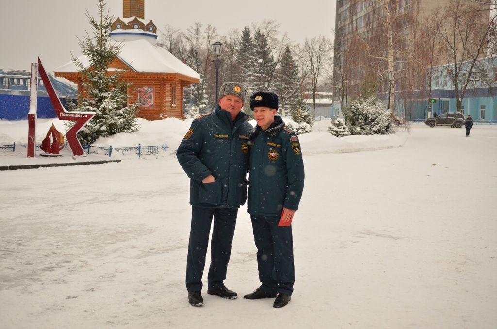 В День спасателя России в Зеленодольском гарнизоне приняли присягу 34 молодых сотрудника