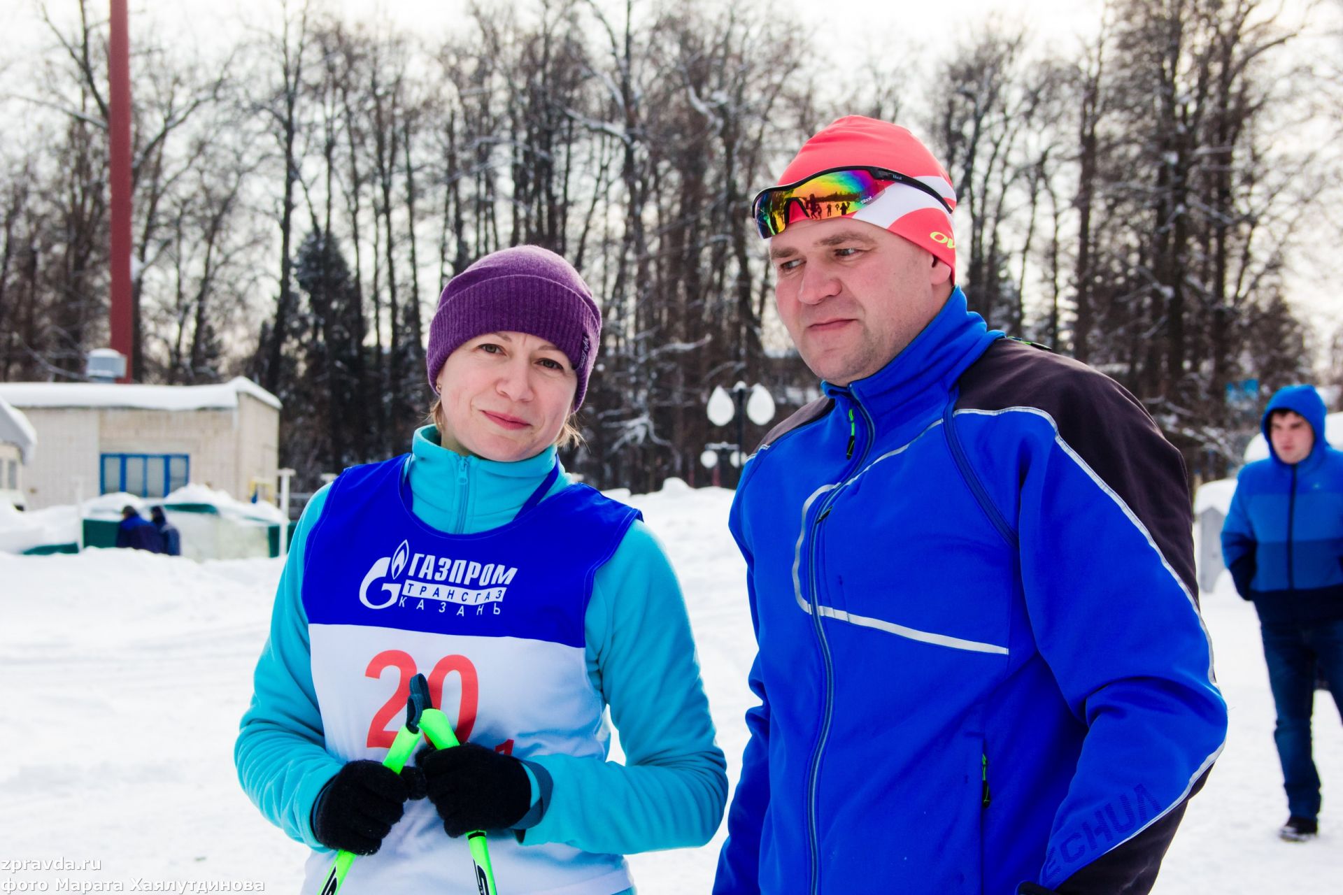 Фоторепортаж: Работники "Газпрома" из всех городов и районов РТ на лыжной базе "Маяк" провели соревнования