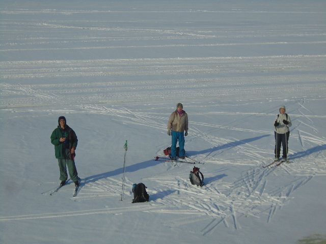 Фото: 40 км по волжскому льду прошли зеленодольцы