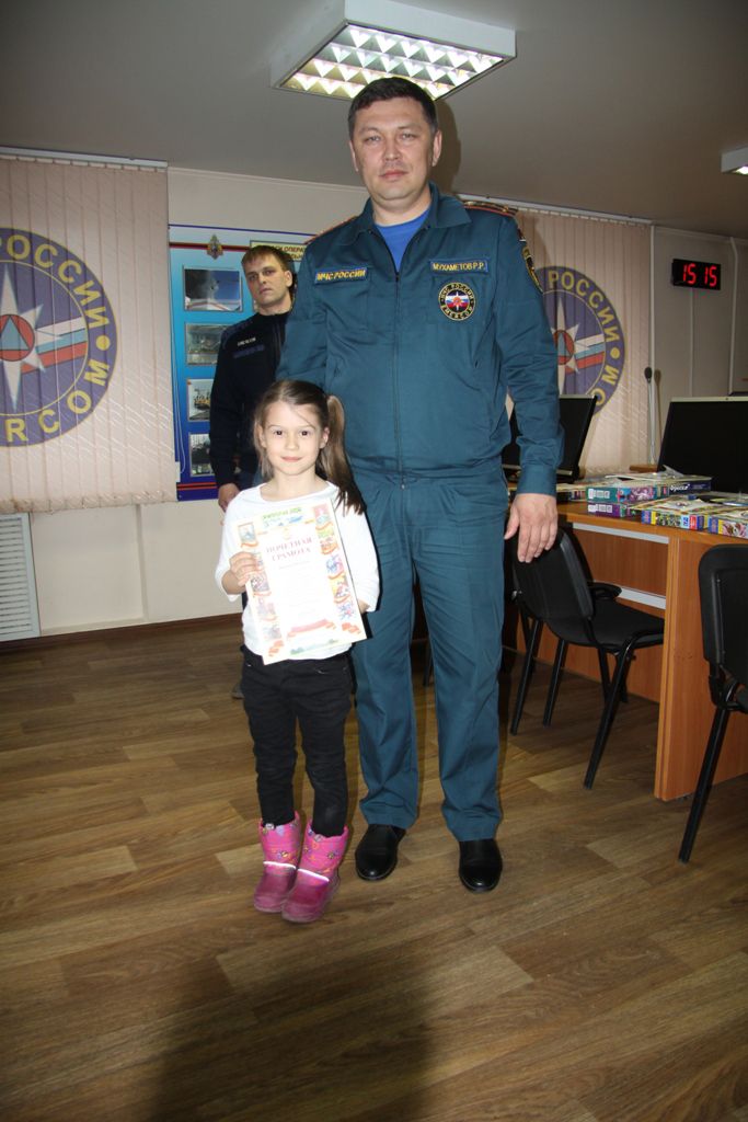Фото: В Зеленодольске наградили победителей детского конкурса на противопожарную тематику