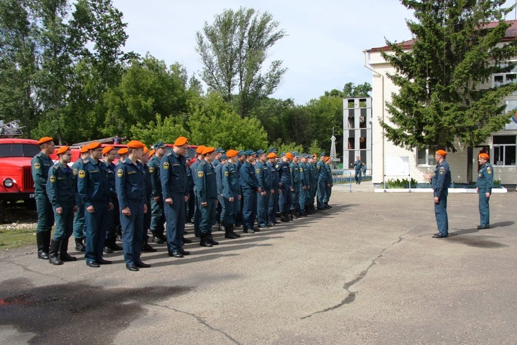 В Зеленодольском гарнизоне провели соревнования, посвященные памяти погибших пожарных