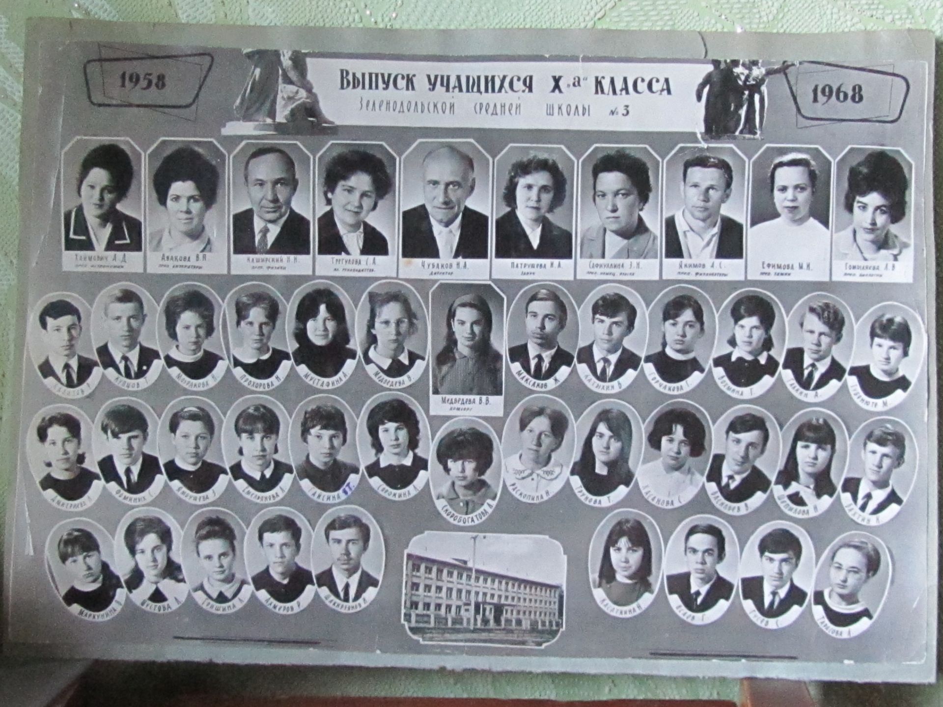 В зеленодольской гимназии №3 встретились выпускники 1968 года