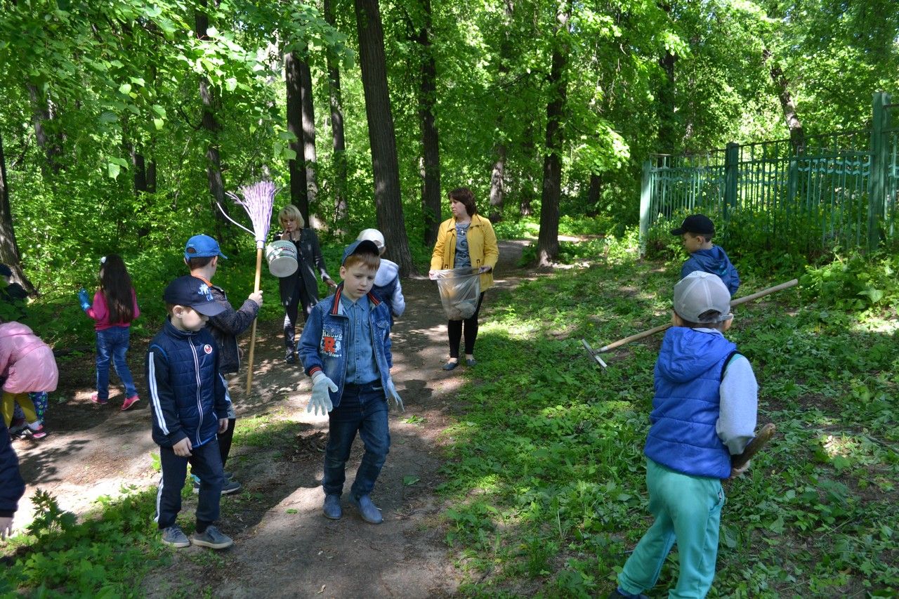 Ребята из 10 группы детского сада «Ласточка» присоединились к акции «Подари лесу чистоту, а мусор — контейнеру»