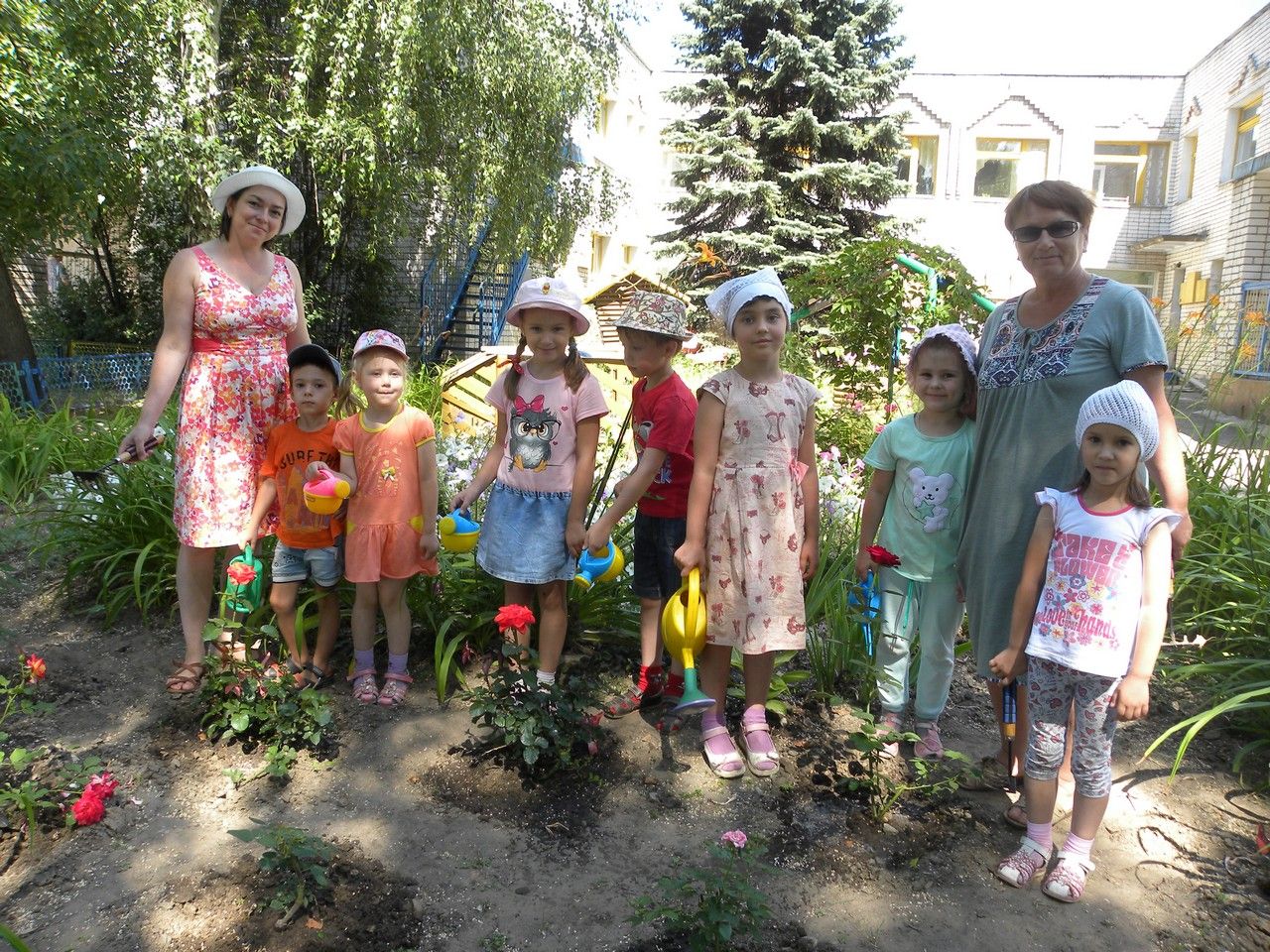 Аллея детского сада №33 удивила зеленодольцев