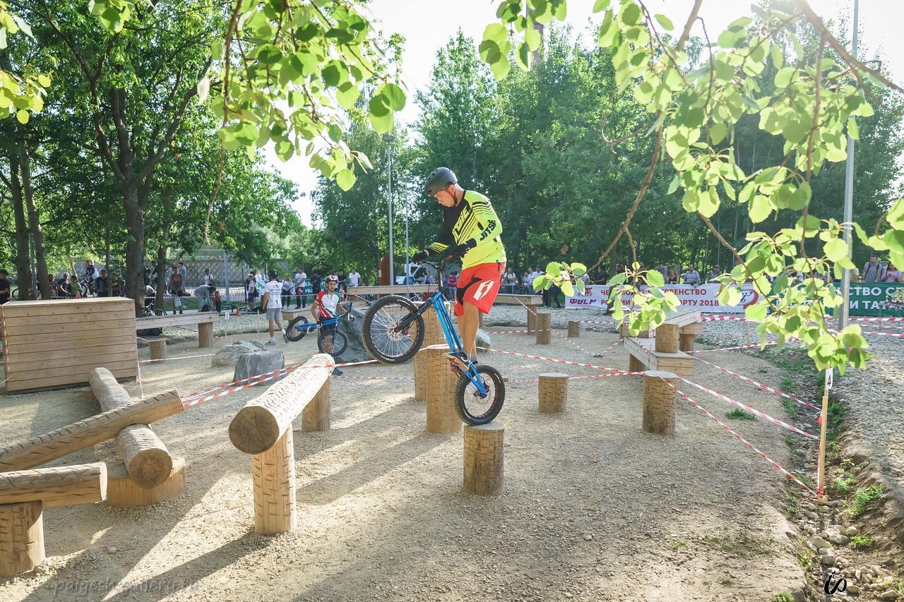 Как прошло всероссийское соревнование среди велотриалистов в Зеленодольске