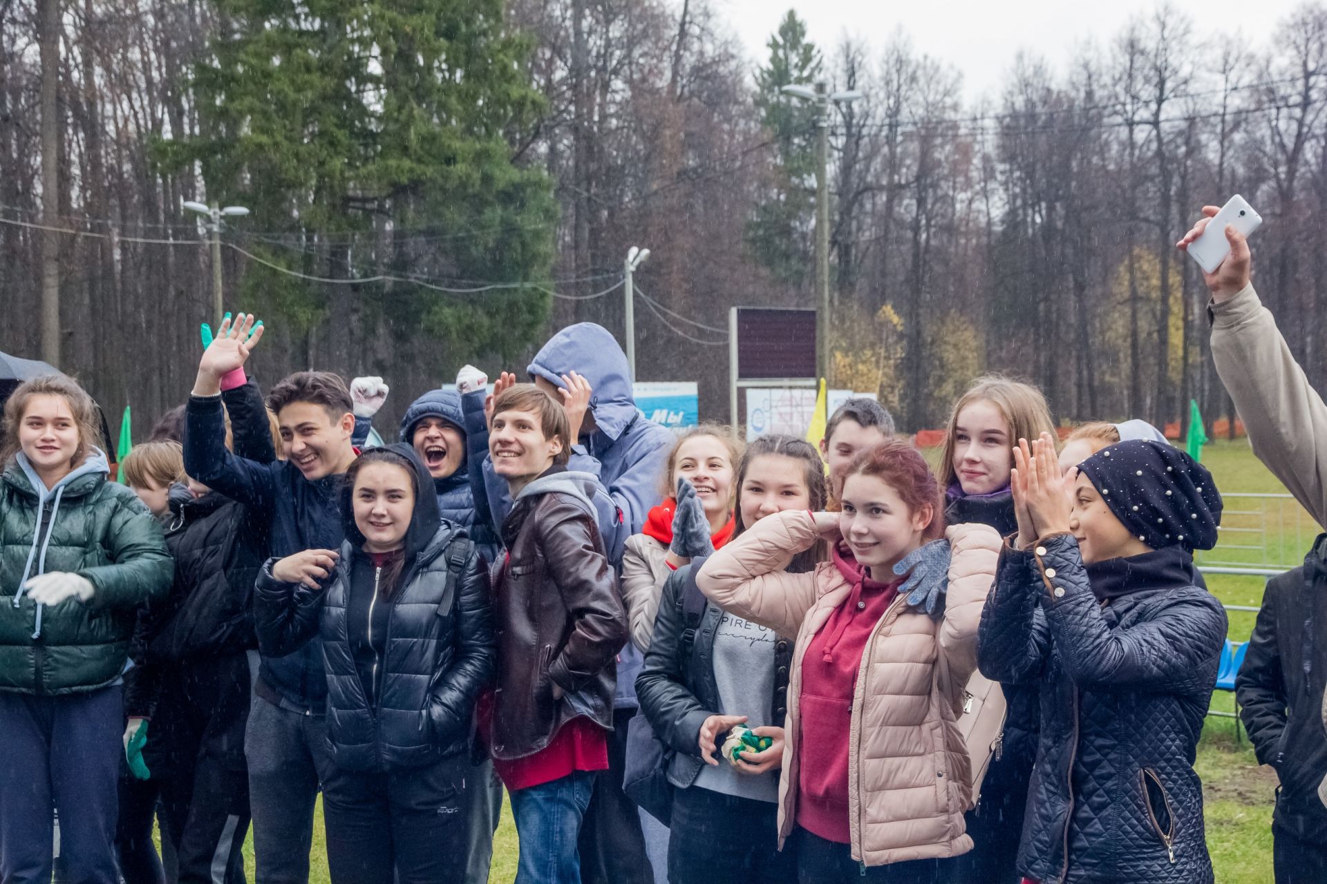Фото: Несмотря на дождь, соревнования среди первокурсников КАИ прошли весело и задорно
