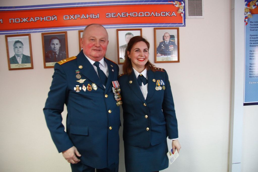 В День спасателя России в Зеленодольском гарнизоне состоялось торжественное принятие присяги молодыми сотрудниками