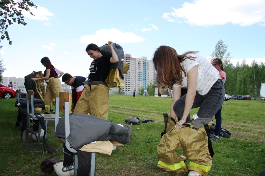 Квест с «пожарными» испытаниями: Зеленодольские старшеклассники поучавствовали в интересном мероприятии