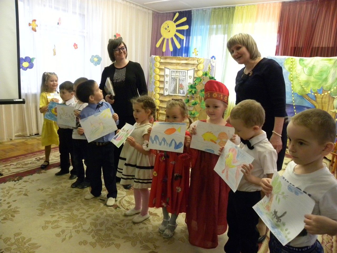 В гостиной «У Лукоморья»: В детском саду «Аленький цветочек» повели познавательно-творческий проект «Наш Пушкин»