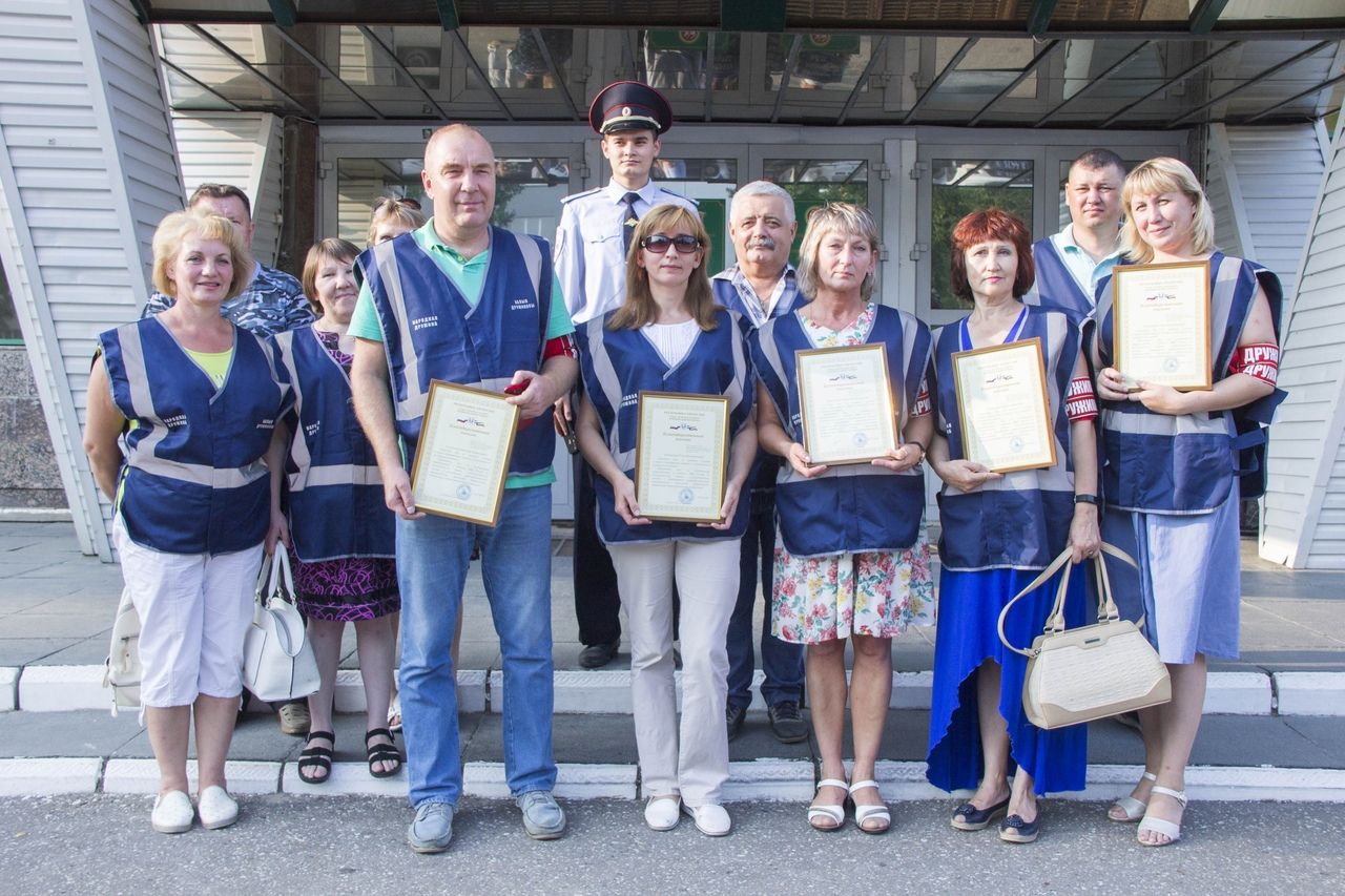 В Зеленодольске наградили активистов народных дружин