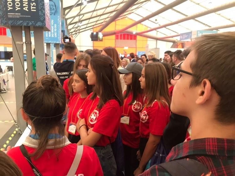 Учащиеся лицея 14 побывали на Чемпионате мира Worldskills в Казани