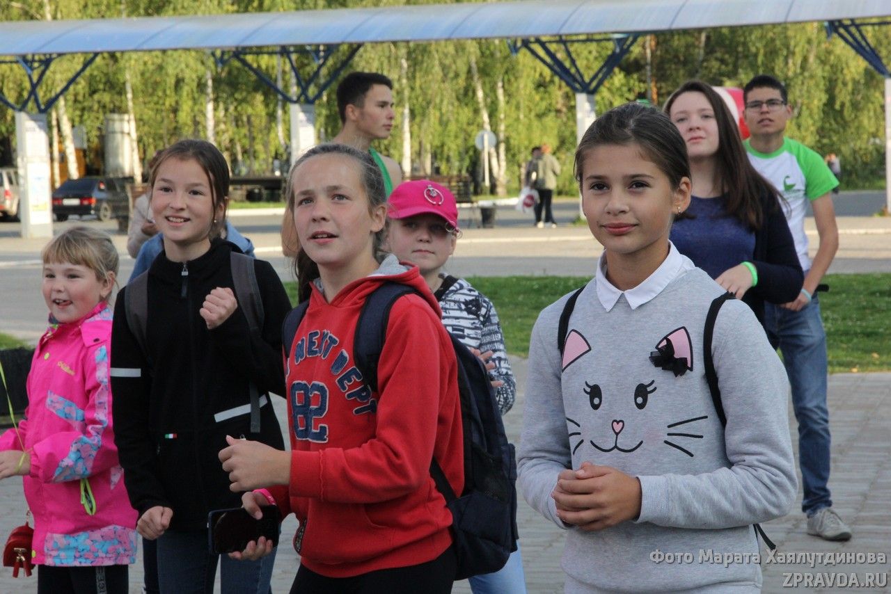 В Зеленодольске Молодёжный парламент провел акцию "Зелёный фитнес"