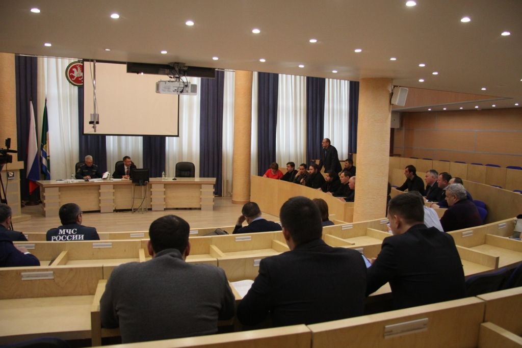В Зеленодольске провели заседание КЧС по подготовке к празднику Крещение и по вопросам пожарной безопасности