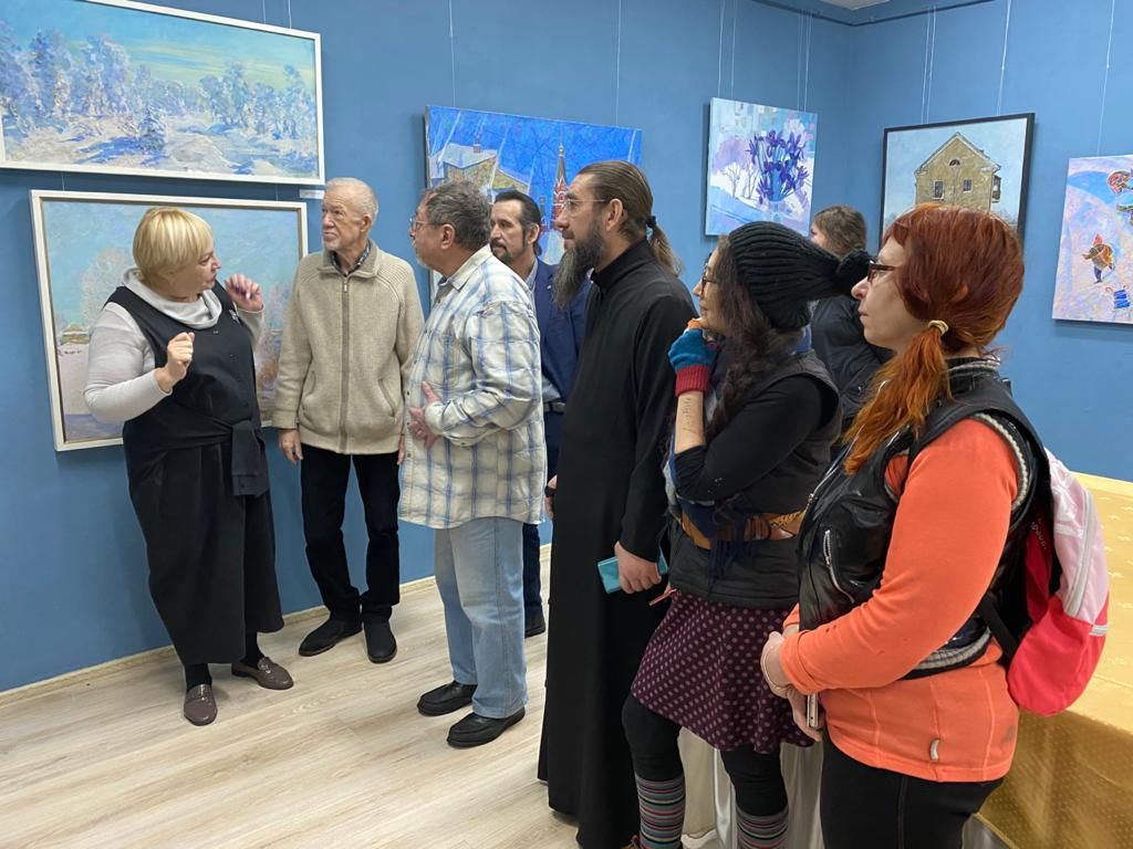 В Зеленодольской Художественной галерее побывали художники Раифского ART-фестиваля