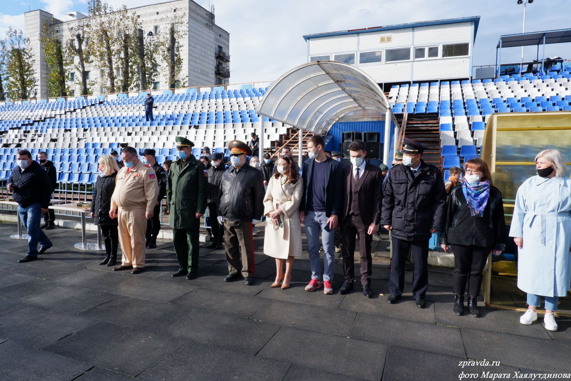 На стадионе "Комсомолец" прошёл День призывника-2020 в рамках Спартакиады юнармейских отрядов
