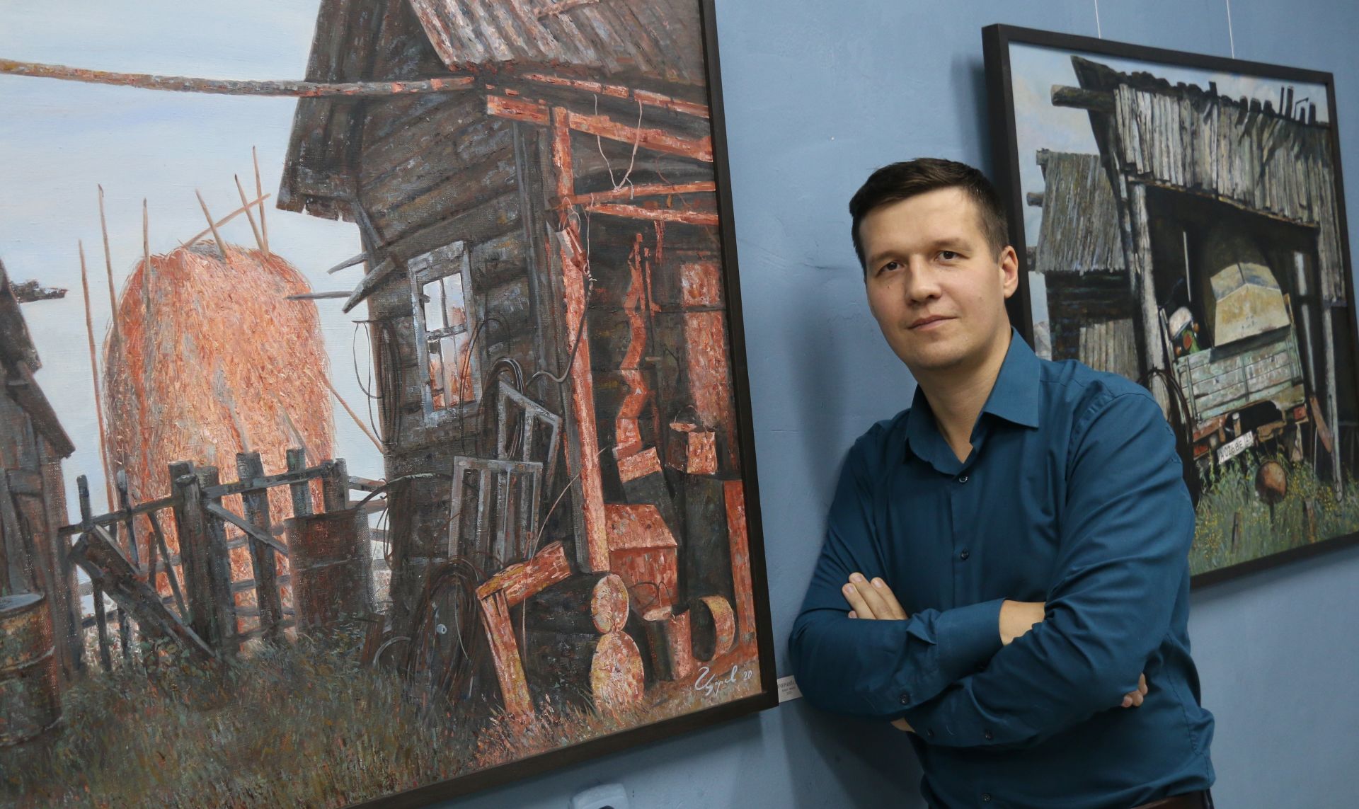 «Русский Север»: В художественной галерее проходит выставка зеленодольского художника
