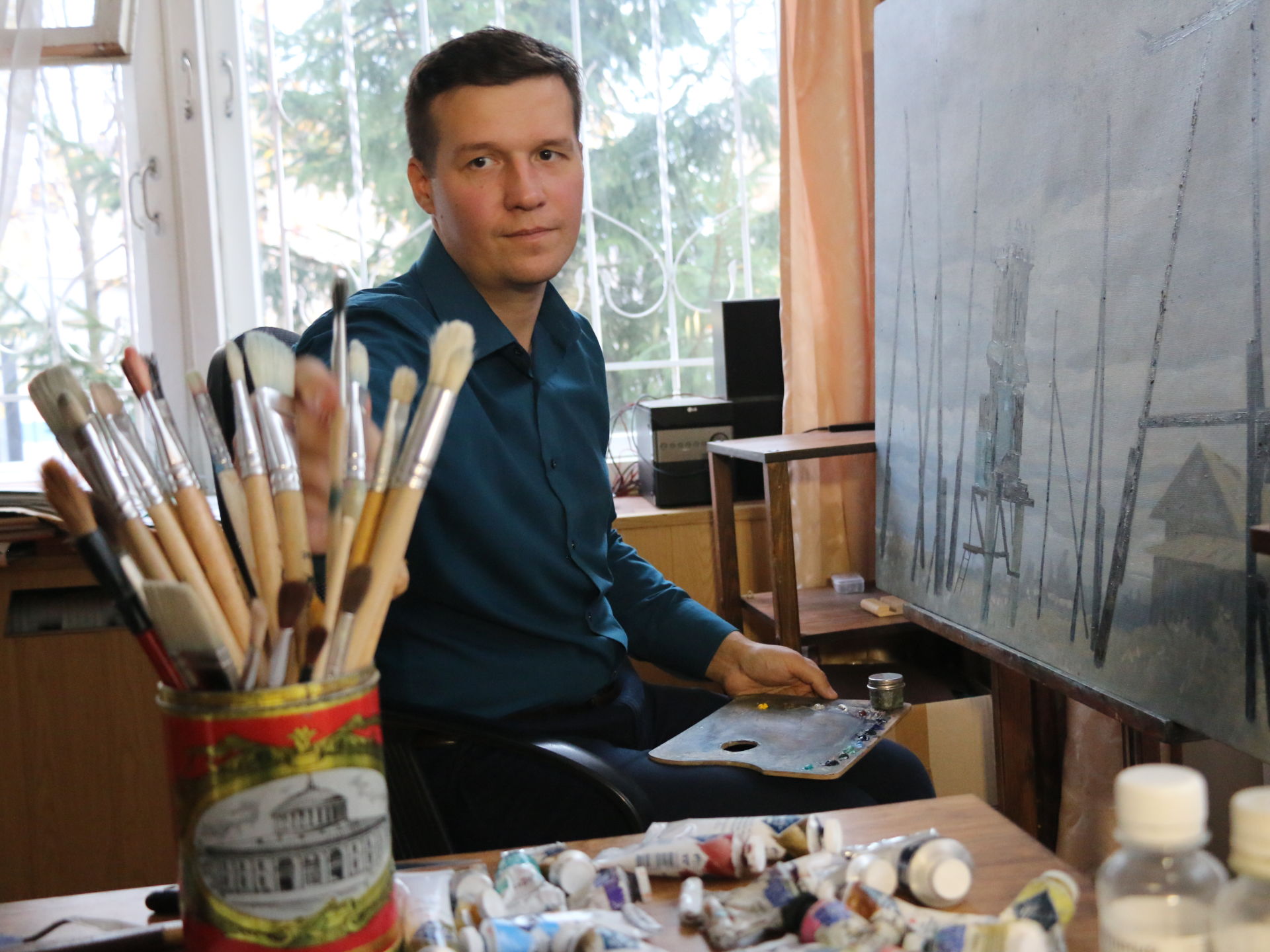 «Русский Север»: В художественной галерее проходит выставка зеленодольского художника