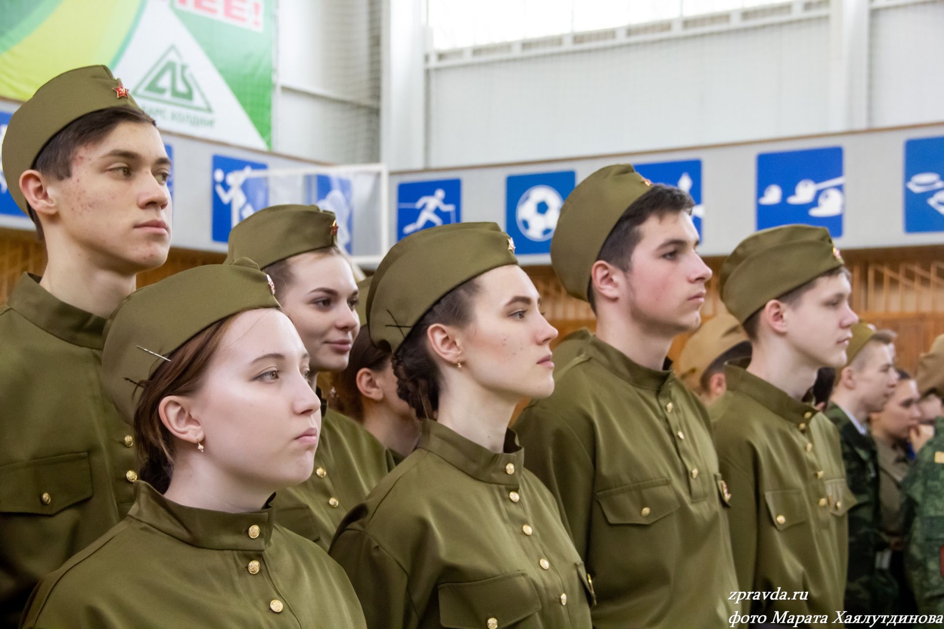 В Зеленодольске прошёл смотр-конкурс строя и песни «Статен в строю - силен в бою»