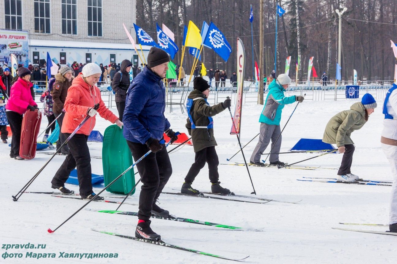 В Зеленодольске состоялись лыжные состязания работников "ПОЗИСа"