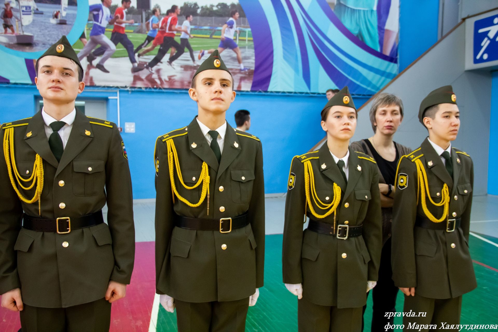 В Зеленодольске прошёл смотр-конкурс строя и песни «Статен в строю - силен в бою»