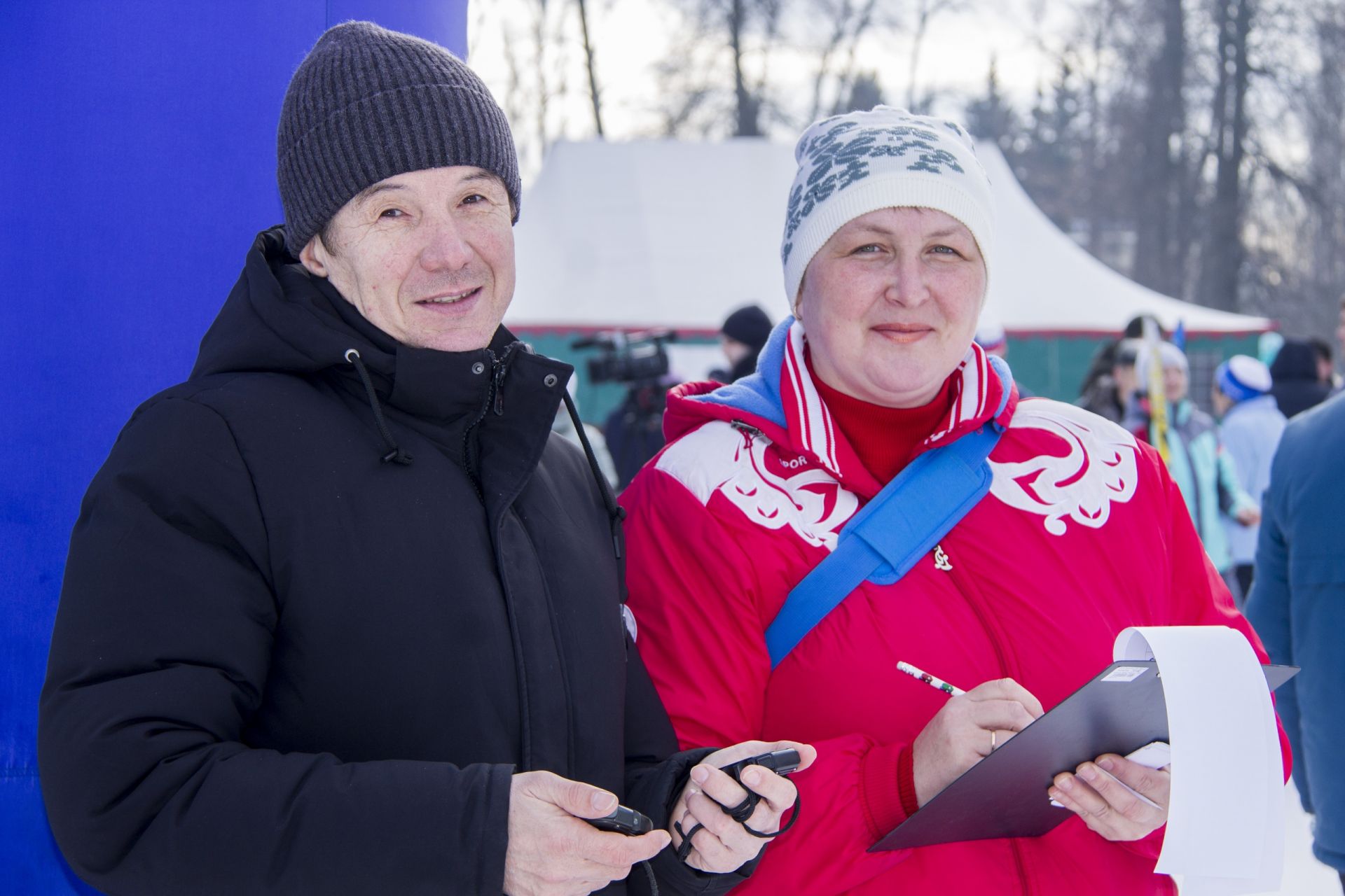 Соревнования по лыжным гонкам среди работников завода имени А.М. Горького