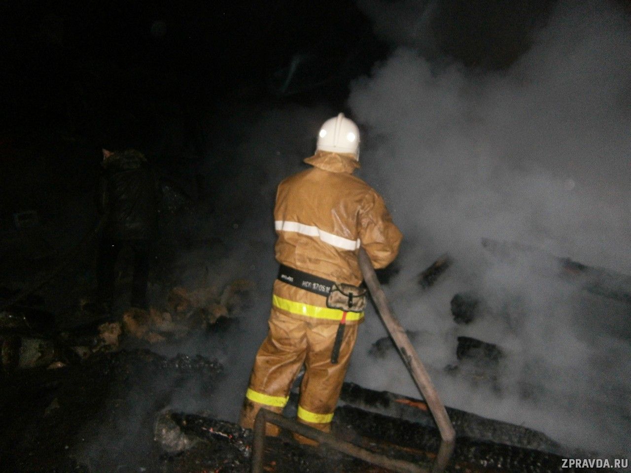 Добровольцы из села Большие Ачасыры ликвидировали пожар