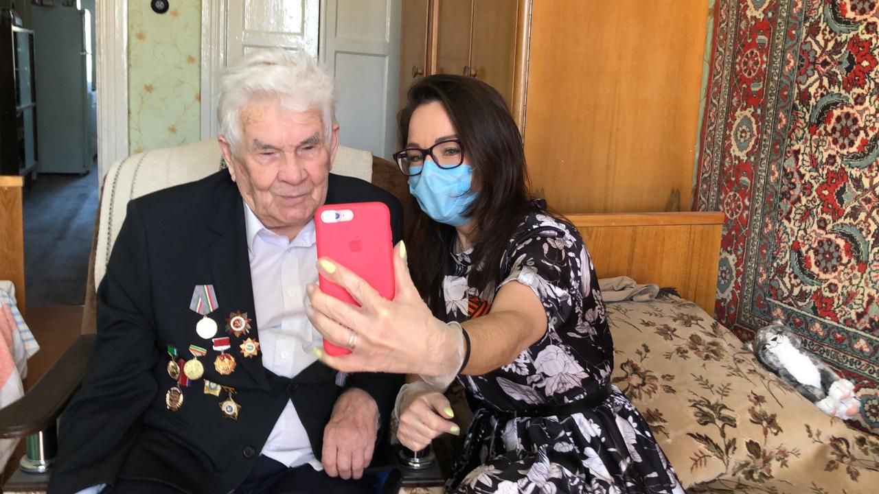 Михаил Афанасьев сделал видео-звонок ветеранам
