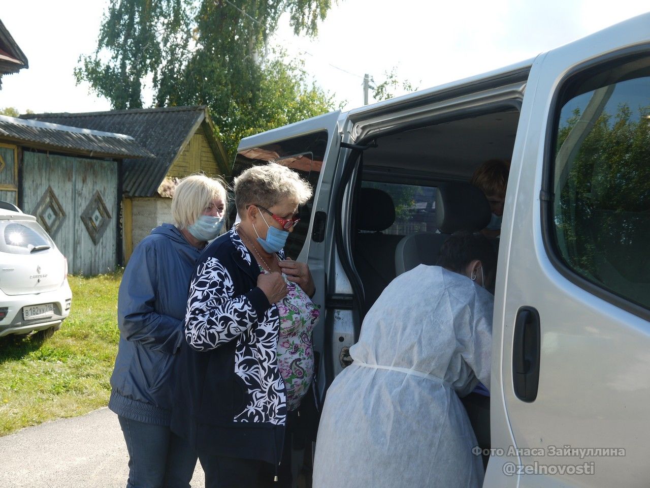 В деревне Сафоново Айшинского сельсовета прошло выездное голосование