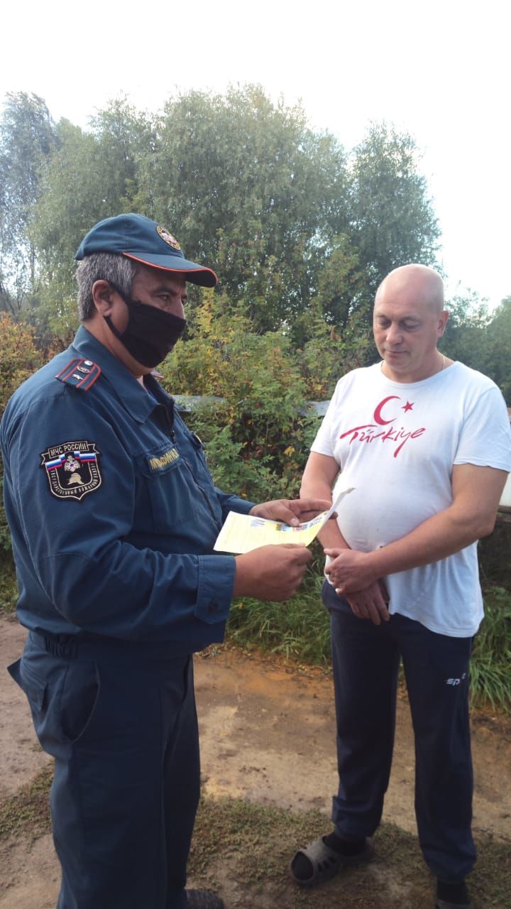 В Зеленодольске  проводят дополнительные профилактические рейды по пожарной безопасности