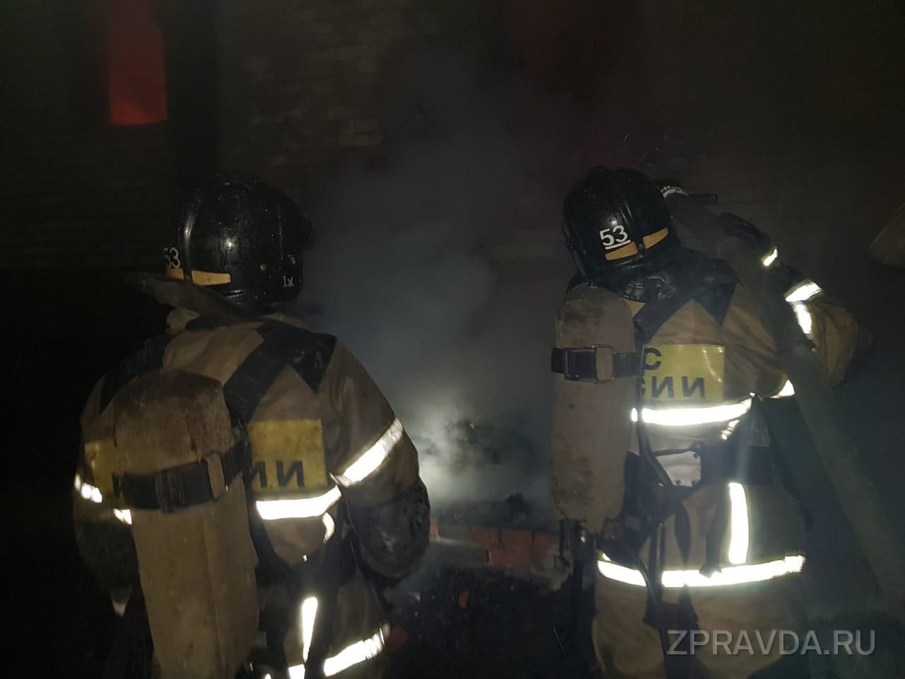 В деревне Воронино на пожаре погибли два человека