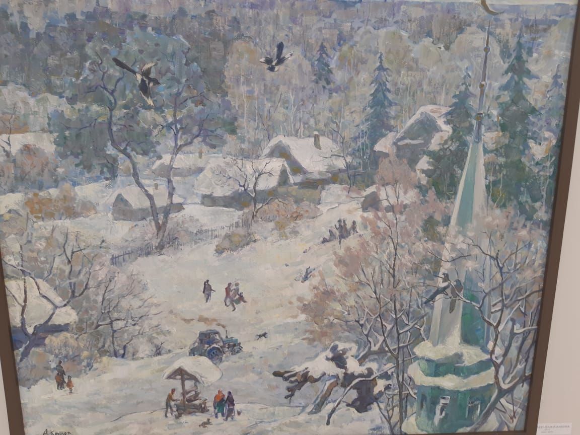 В Художественной галерее Зеленодольска открылась юбилейная выставка замечательного художника Анатолия Крылова