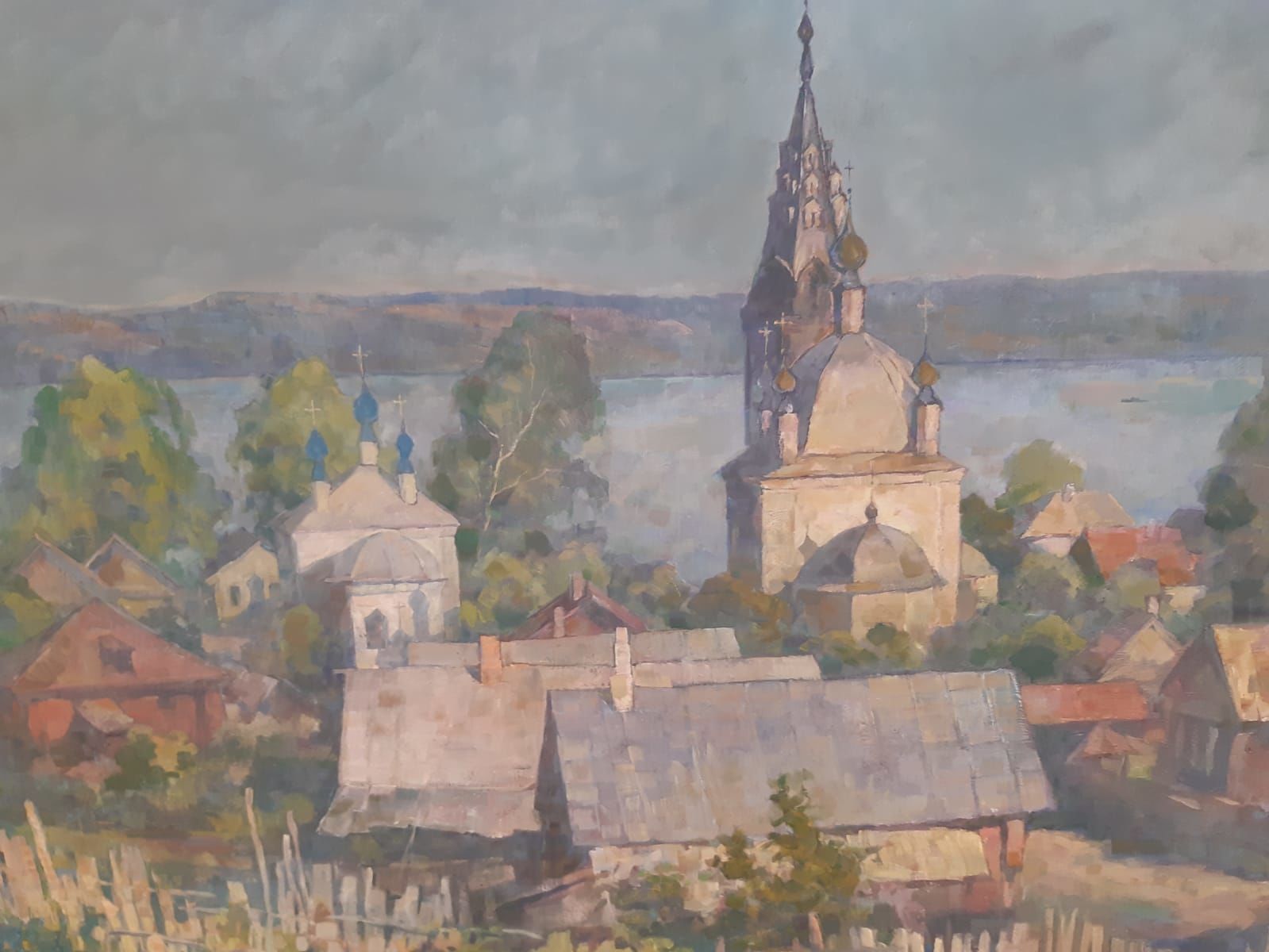 В Художественной галерее Зеленодольска открылась юбилейная выставка замечательного художника Анатолия Крылова