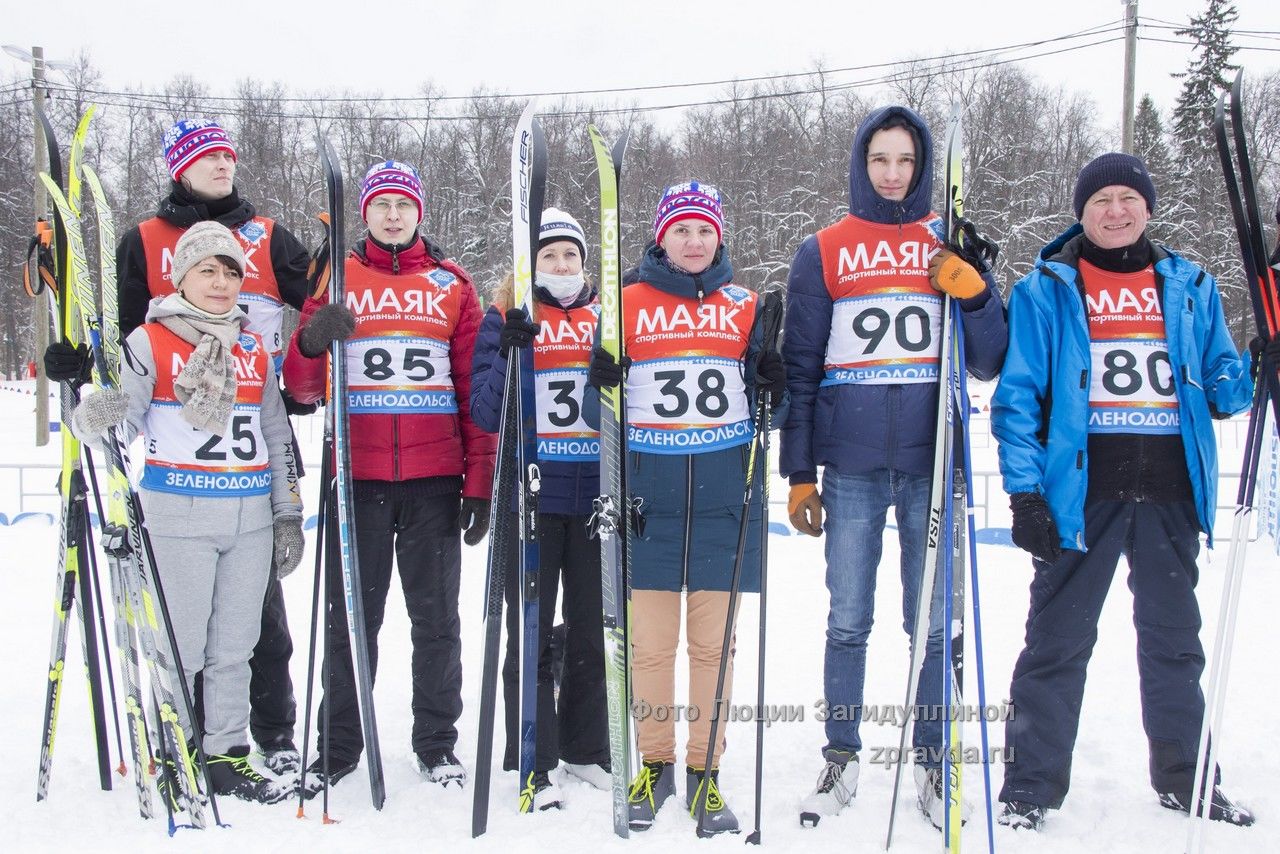 Соревнования по лыжным гонкам среди госслужащих Зеленодольска и РТ