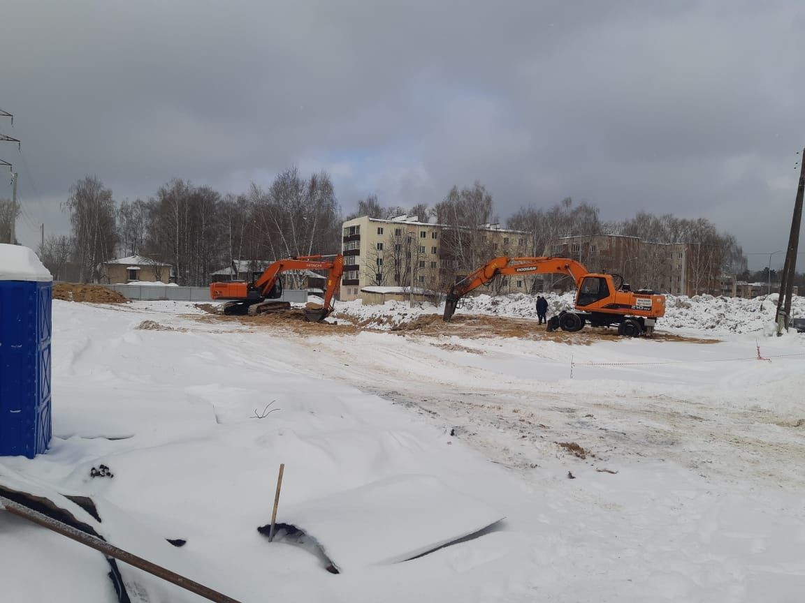 В Зеленодольске началось строительство здания новой детской поликлиники