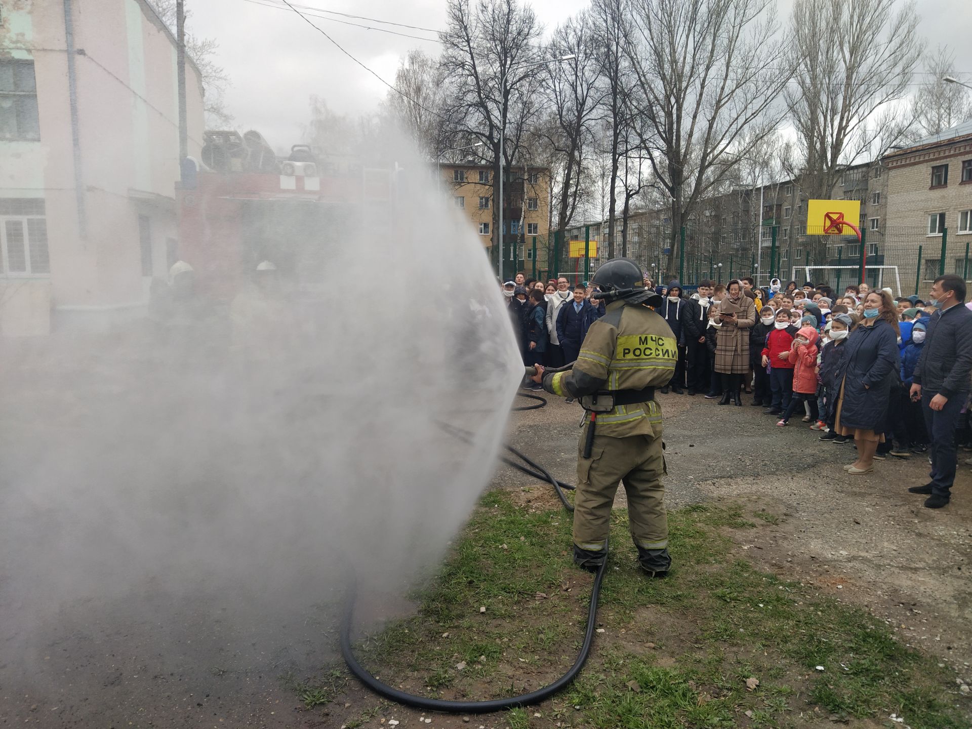 Учебная эвакуация прошла в татарской гимназии Зеленодольска