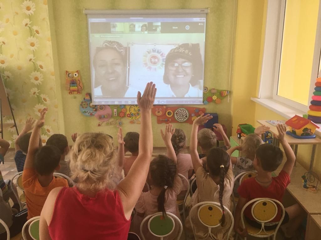 Зеленодольский детский сад №10 «Созвездие» провел видеомост с детсадом Волжска