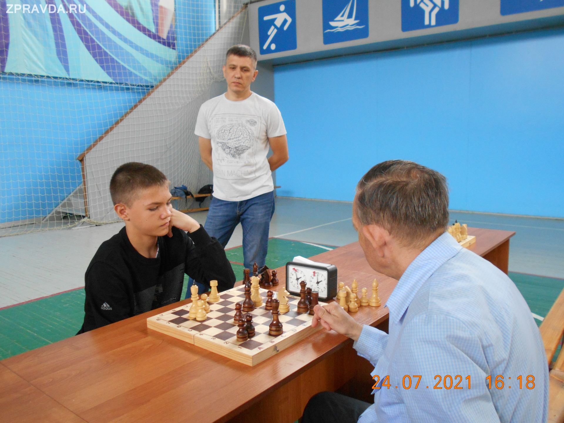 В Зеленодольске прошел товарищеский матч по шахматам