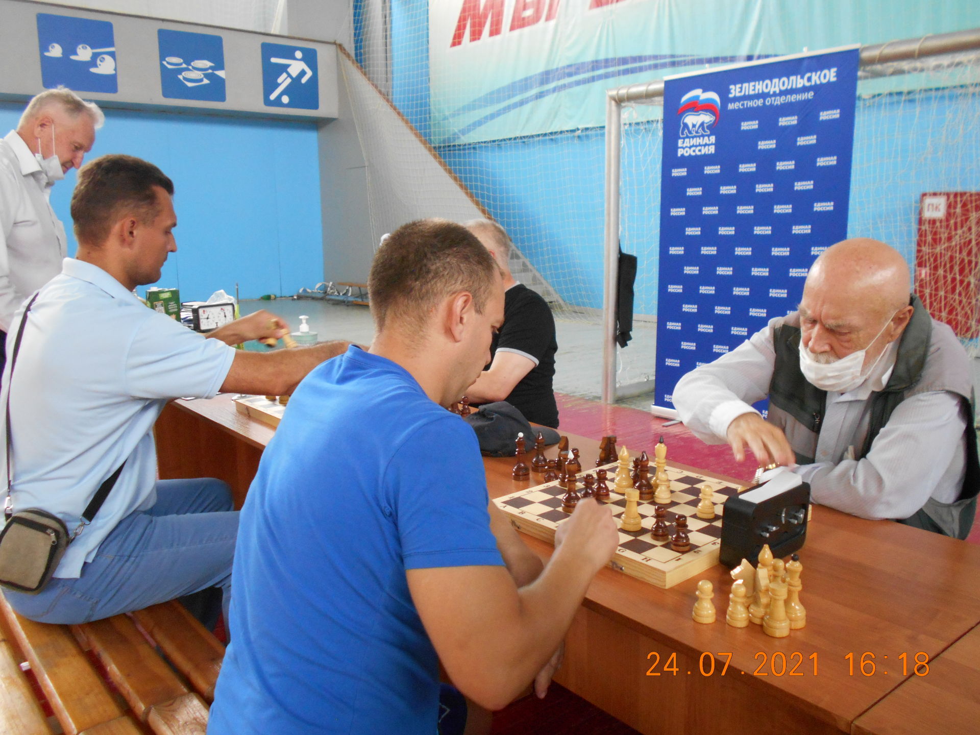 Энтузиасты провели междугородний шахматный матч Юдино-Зеленодольск