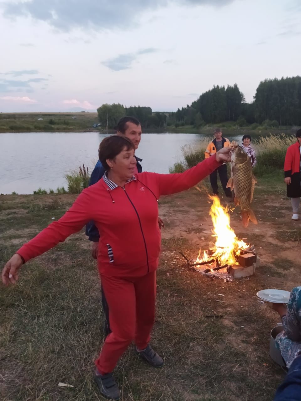 В Нижнеураспугинском сельском поселении в плотине Кызыл Тан состоялись соревнования по рыбной ловли