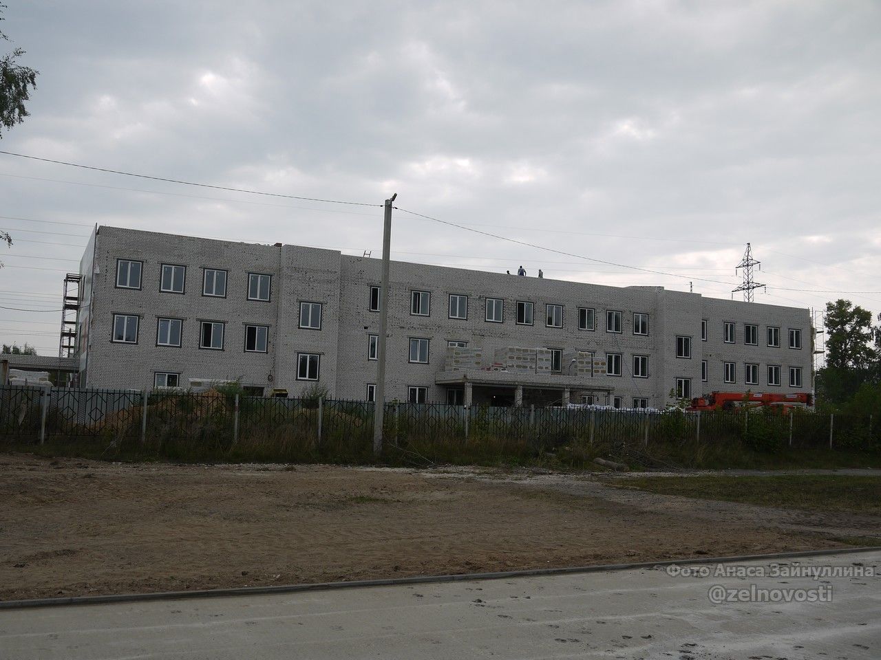 Возведение нового здания детской поликлиники на ул.Гоголя продолжается