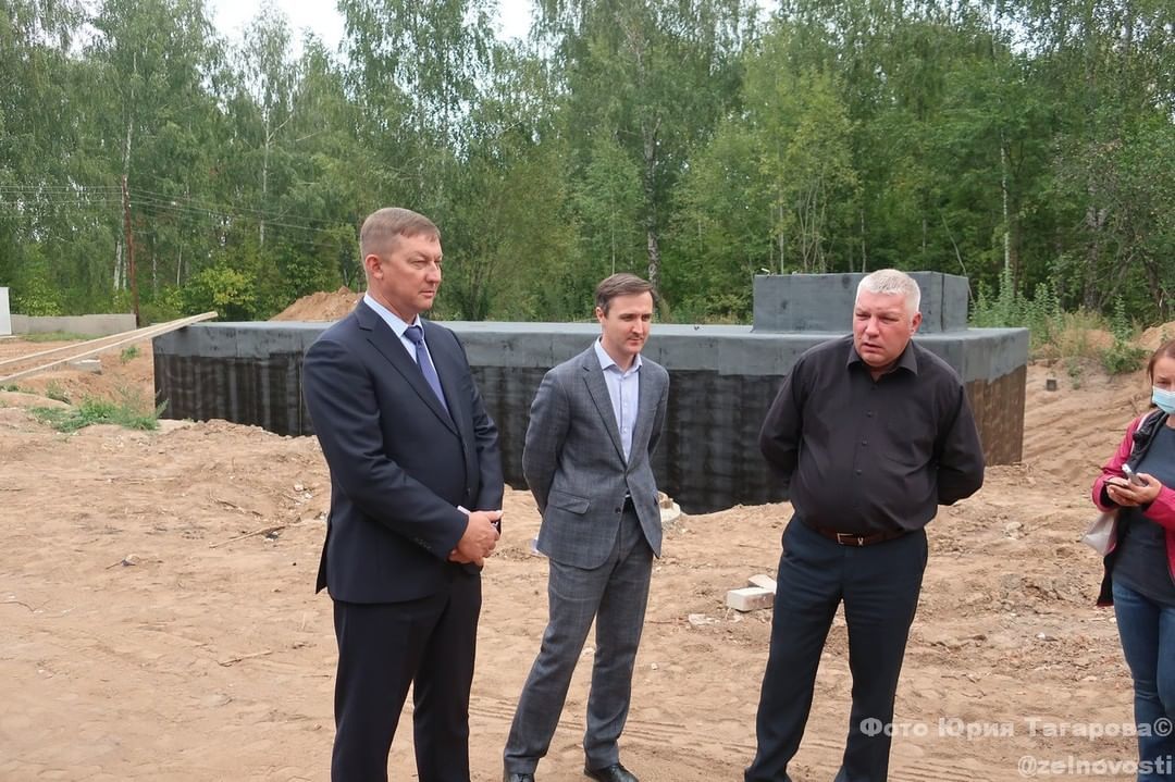 Ход строительства васильевской станции водоподготовки оценил представитель минстроя