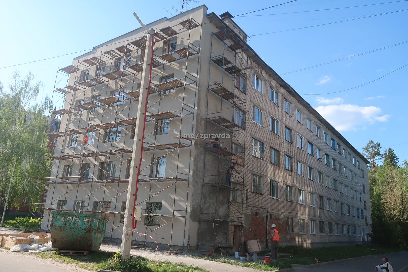 Большой ремонт добрался до общежития в доме №60 по ул.Тургенева