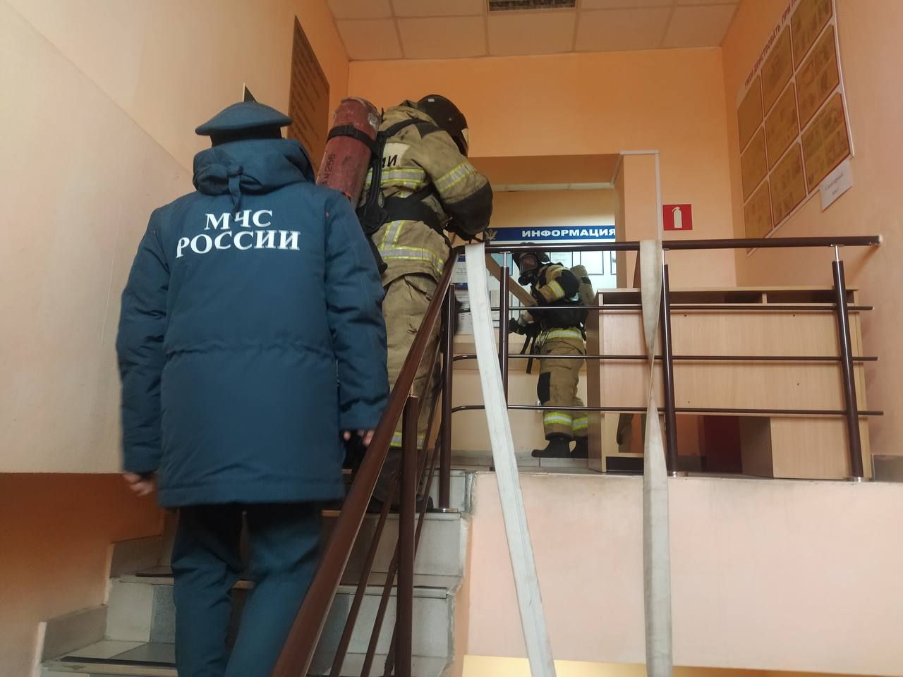 Пожарные учения прошли в здании Исправительной Колонии №5 УФСИН по РТ