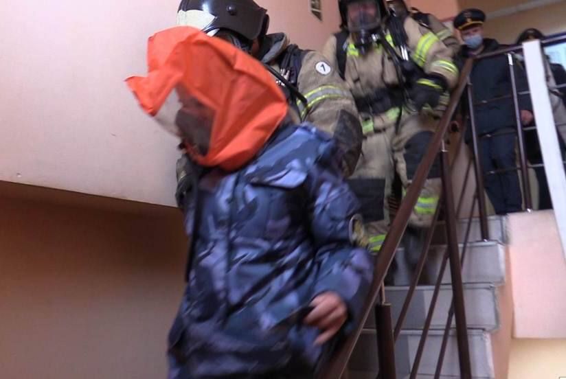 Пожарные учения прошли в здании Исправительной Колонии №5 УФСИН по РТ