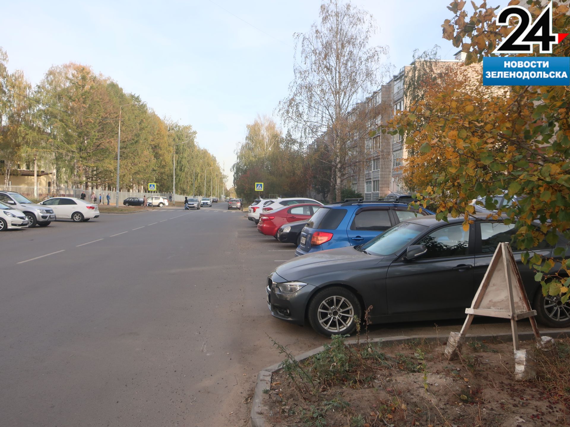 Реконструкция дорожного полотна в Зеленодольске на улице К.Маркса завершена