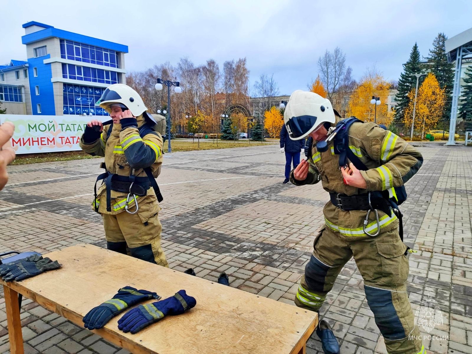 Зеленодольск принял финал республиканских соревнований по пожарному многоборью