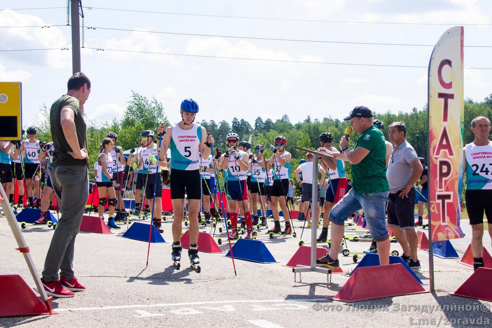 СК «Маяк». Открытый чемпионат Зеленодольска по лыжероллерам
