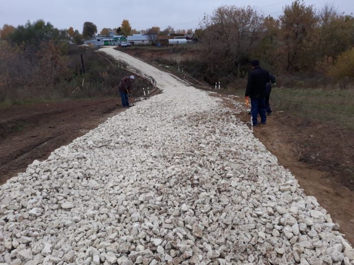 Фото: Строительство дорог по республиканским программам в Кугушевском сельском поселении