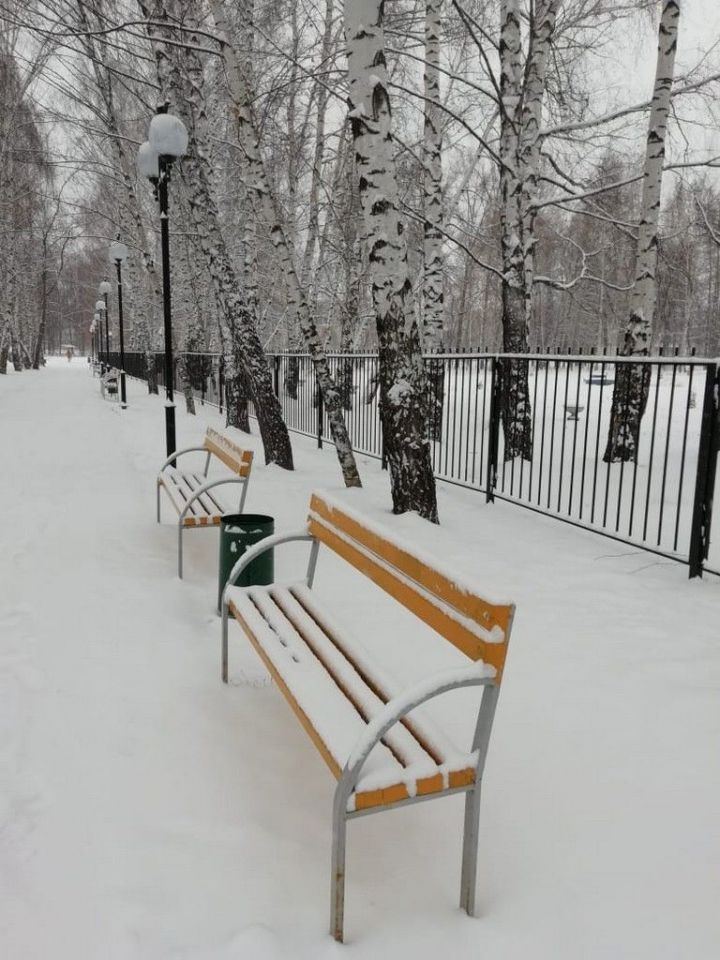 Зеленодольск. Городской пейзаж. Снег